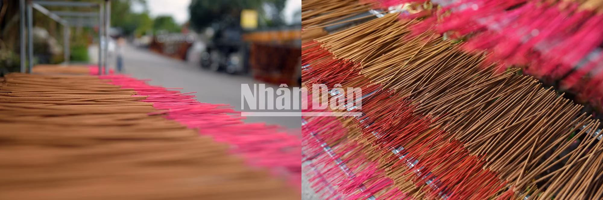 传统的香必须在阳光下晒很多天。