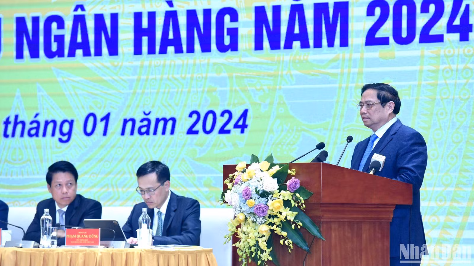 越南政府总理范明正出席2024年银行部门任务部署会议【组图】