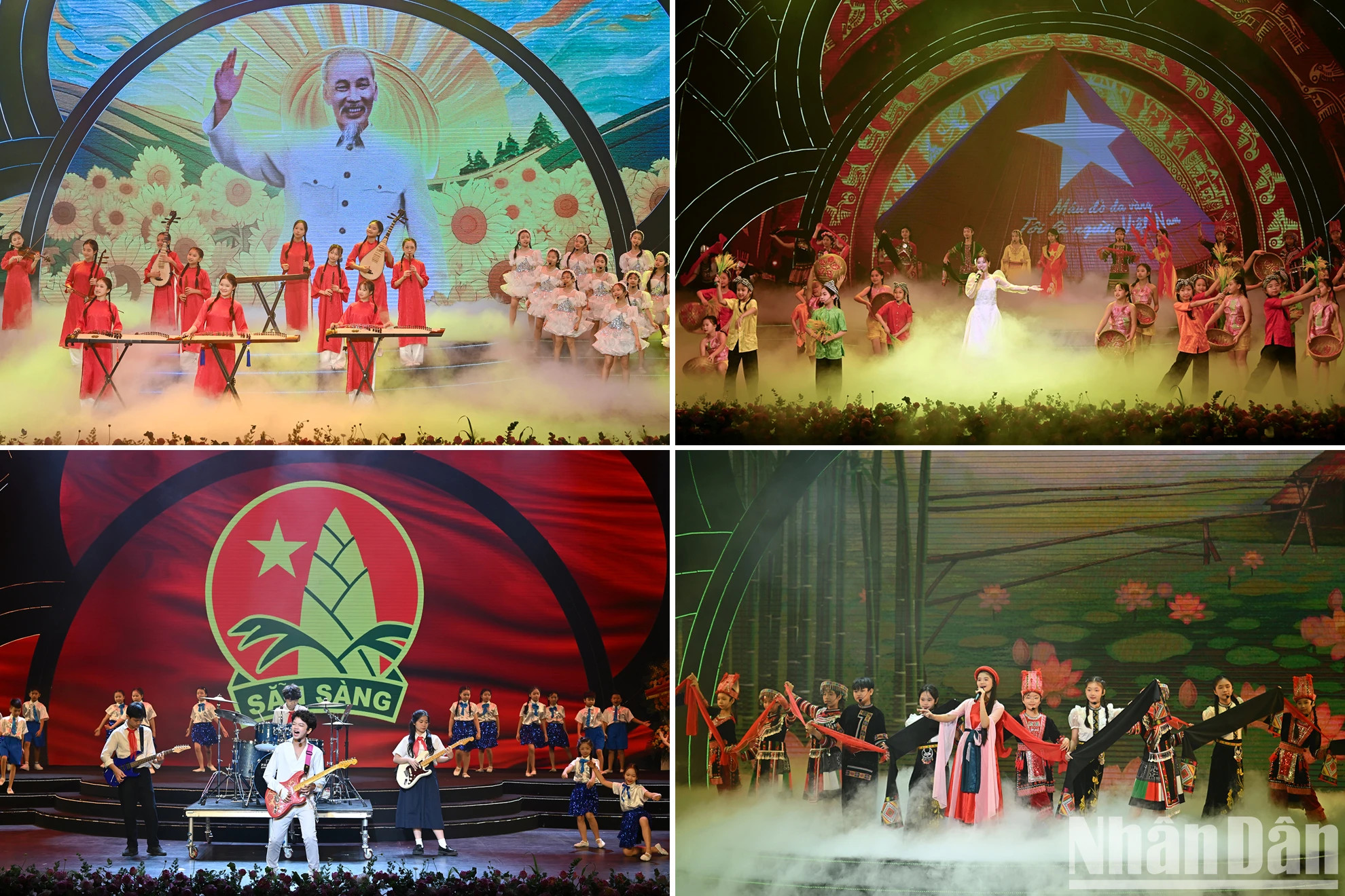 表彰大会上的艺术表演节目。