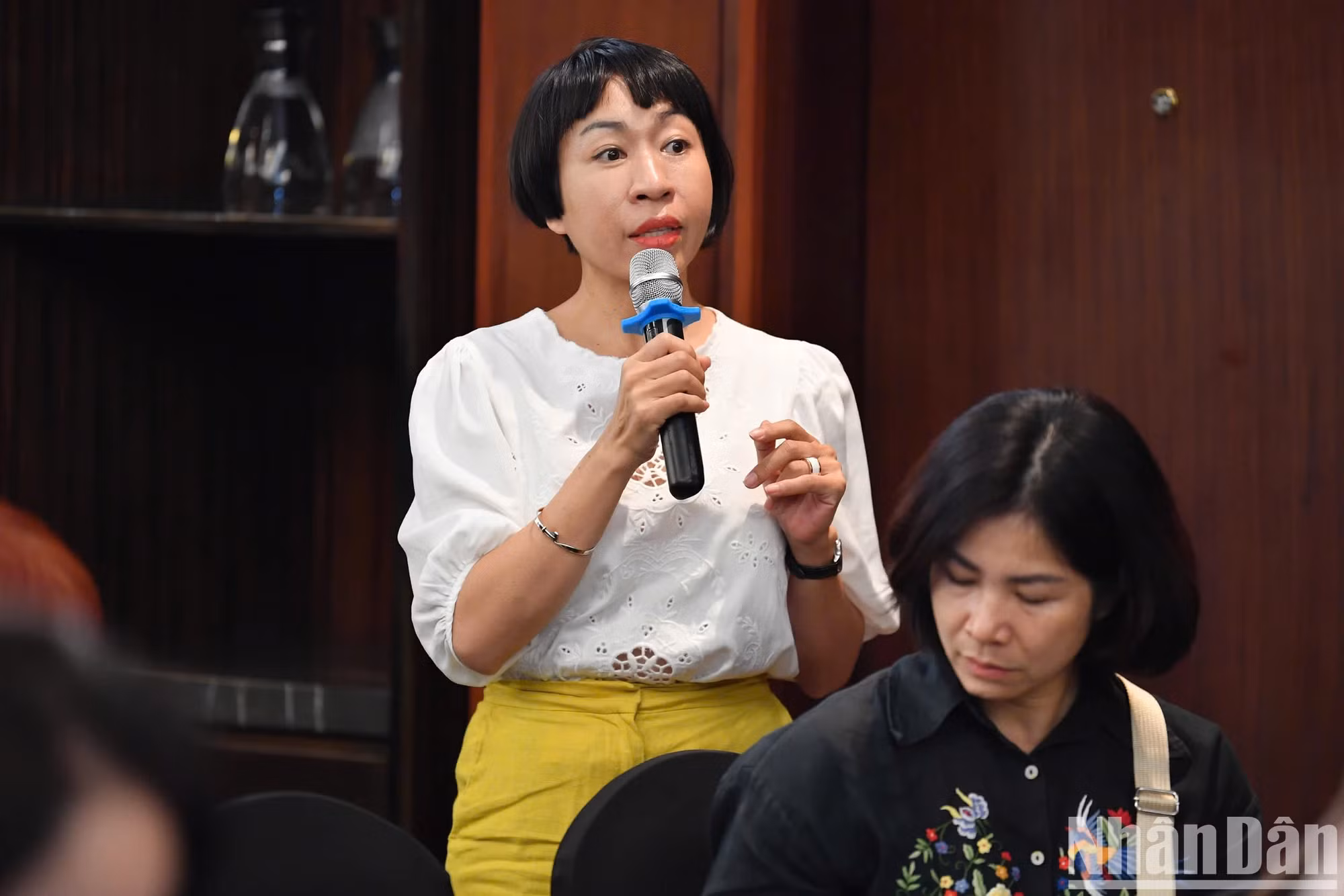 记者就此次项目进行提问。