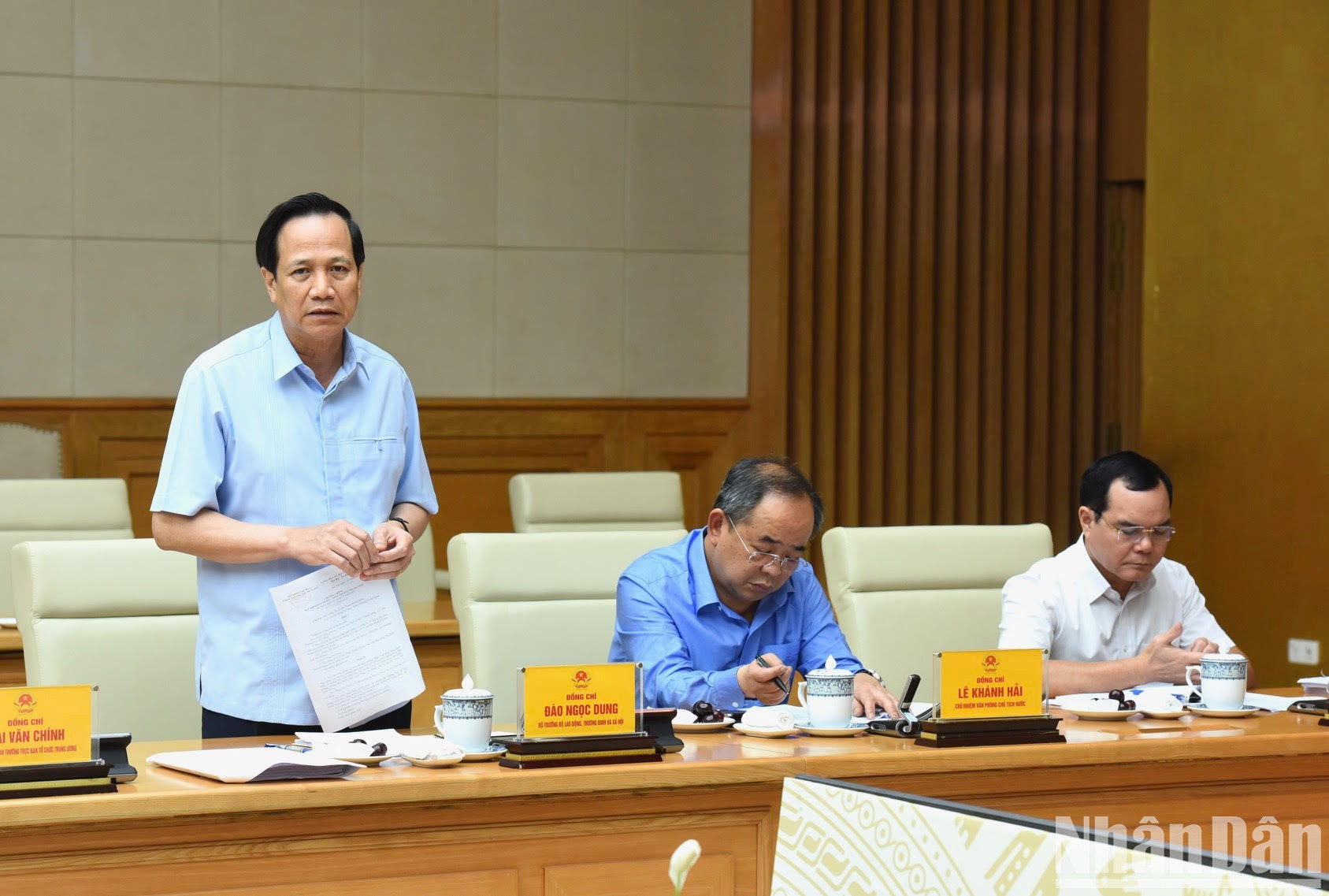 越南劳动荣军与社会部部长陶玉蓉发表讲话。 越南劳动荣军与社会部部长陶玉蓉发表讲话。