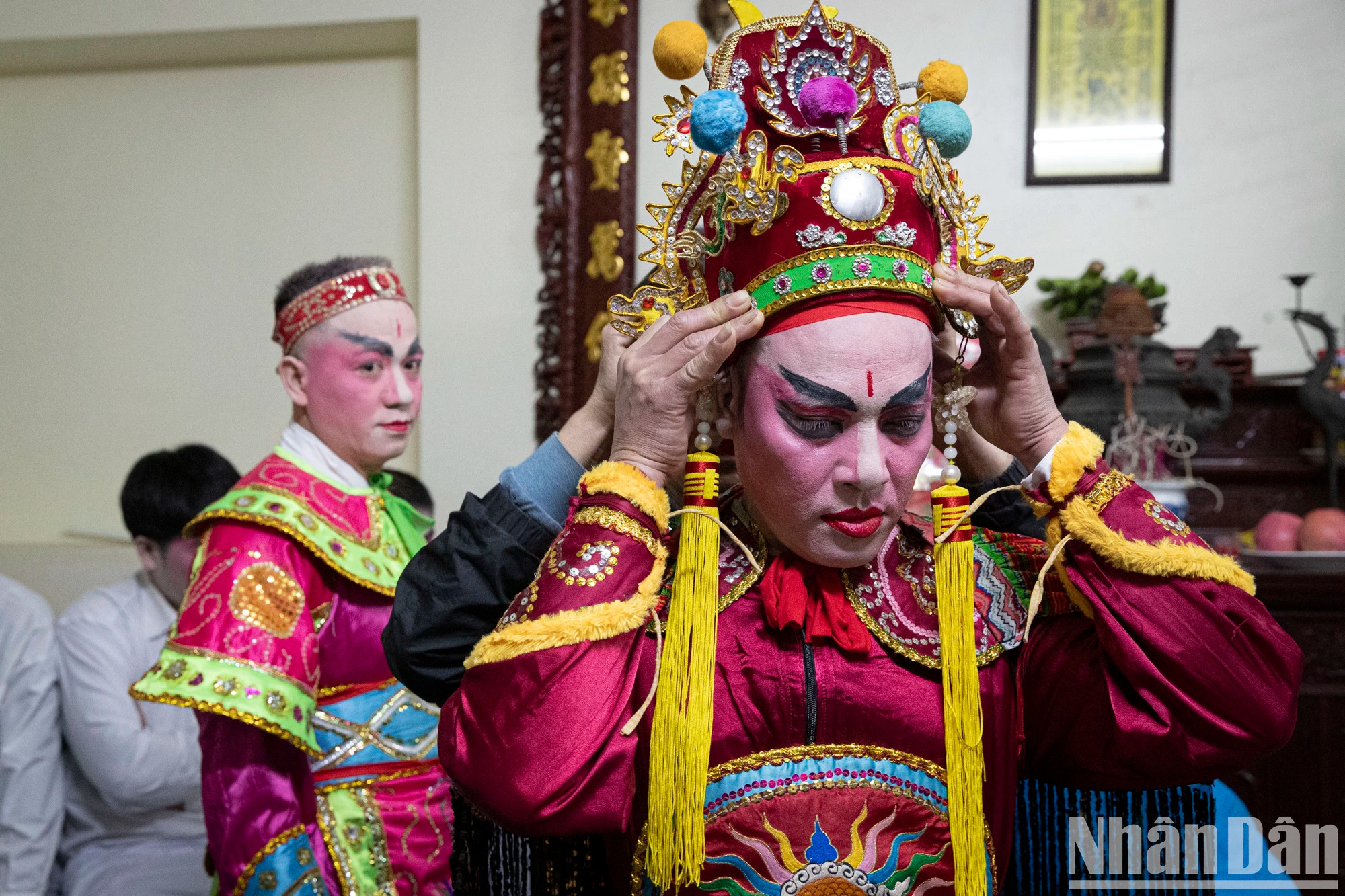 双数年举行的土河庙会十分隆重。