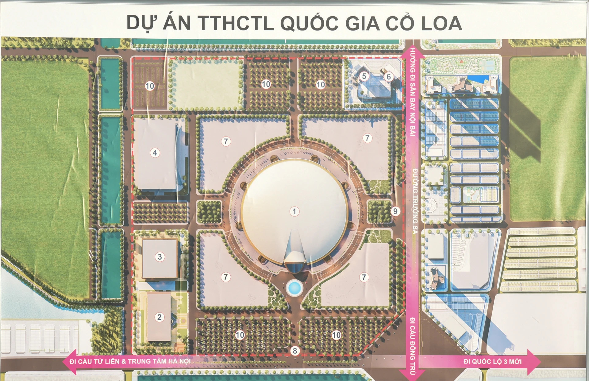 国家会展中心项目由越南会展中心股份公司（Vingroup集团持股80%）投资，以取代位于巴亭郡讲武坊的旧会展中心。