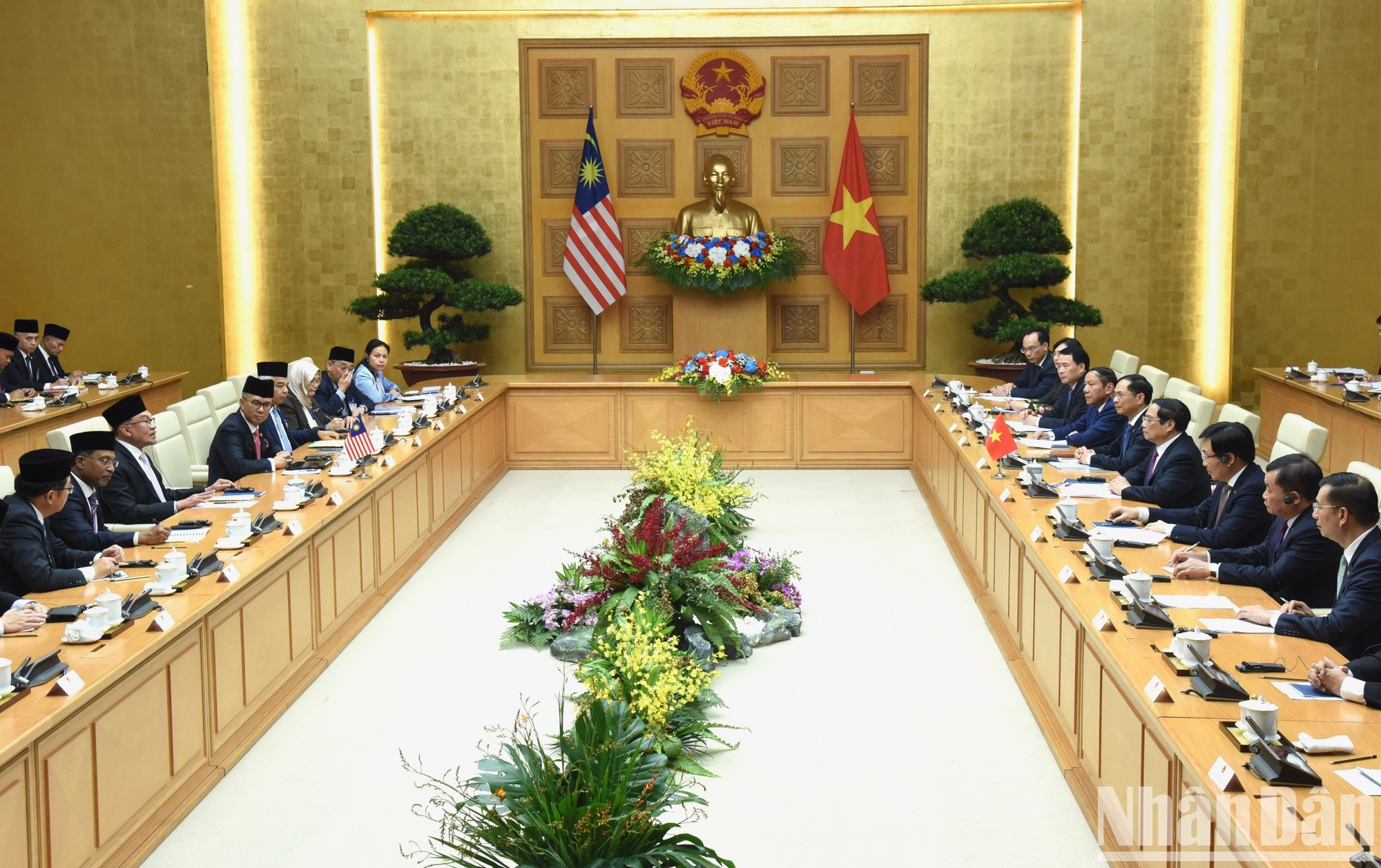 会谈场景。 会谈场景。