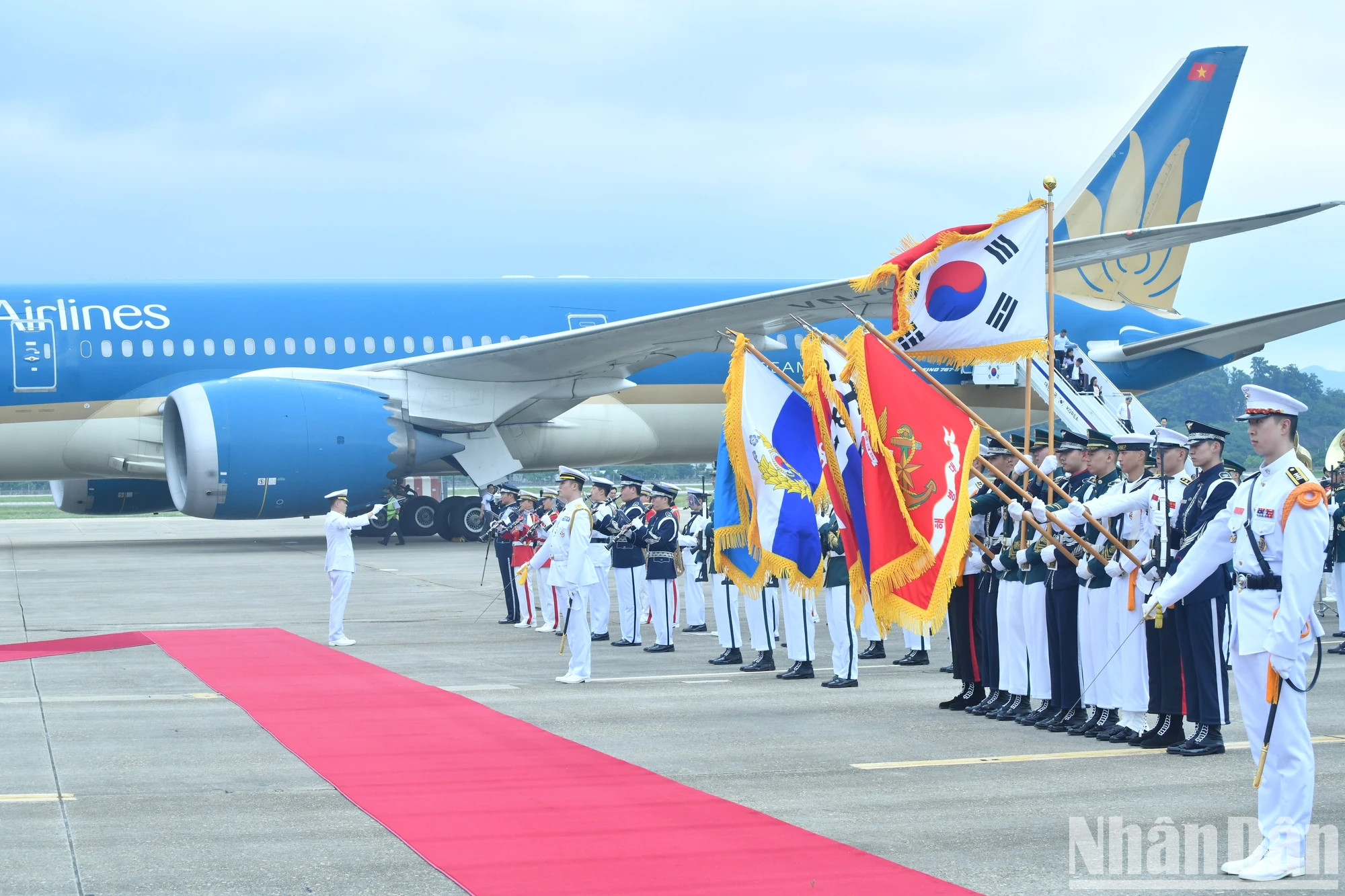 韩国军队的仪仗队。 韩国军队的仪仗队。