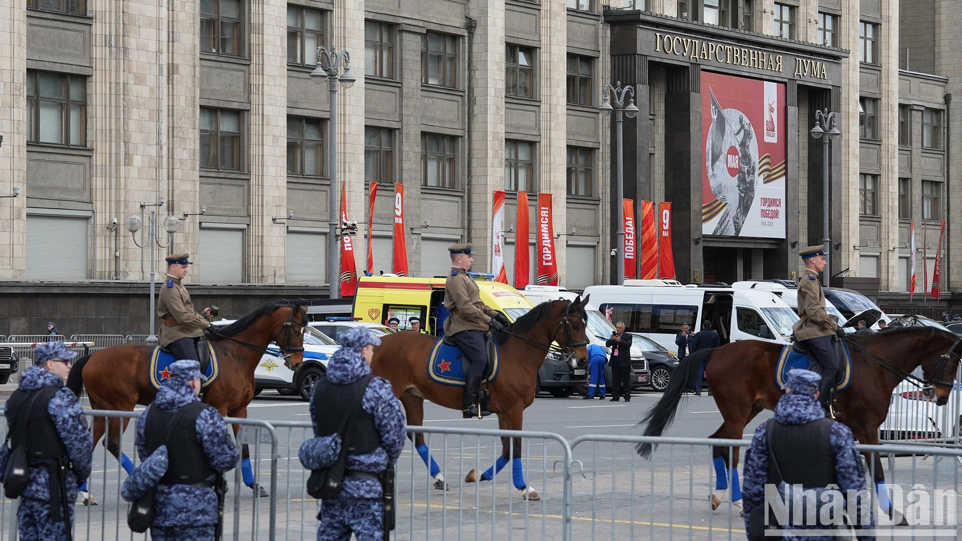 俄罗斯国家骑兵队。
