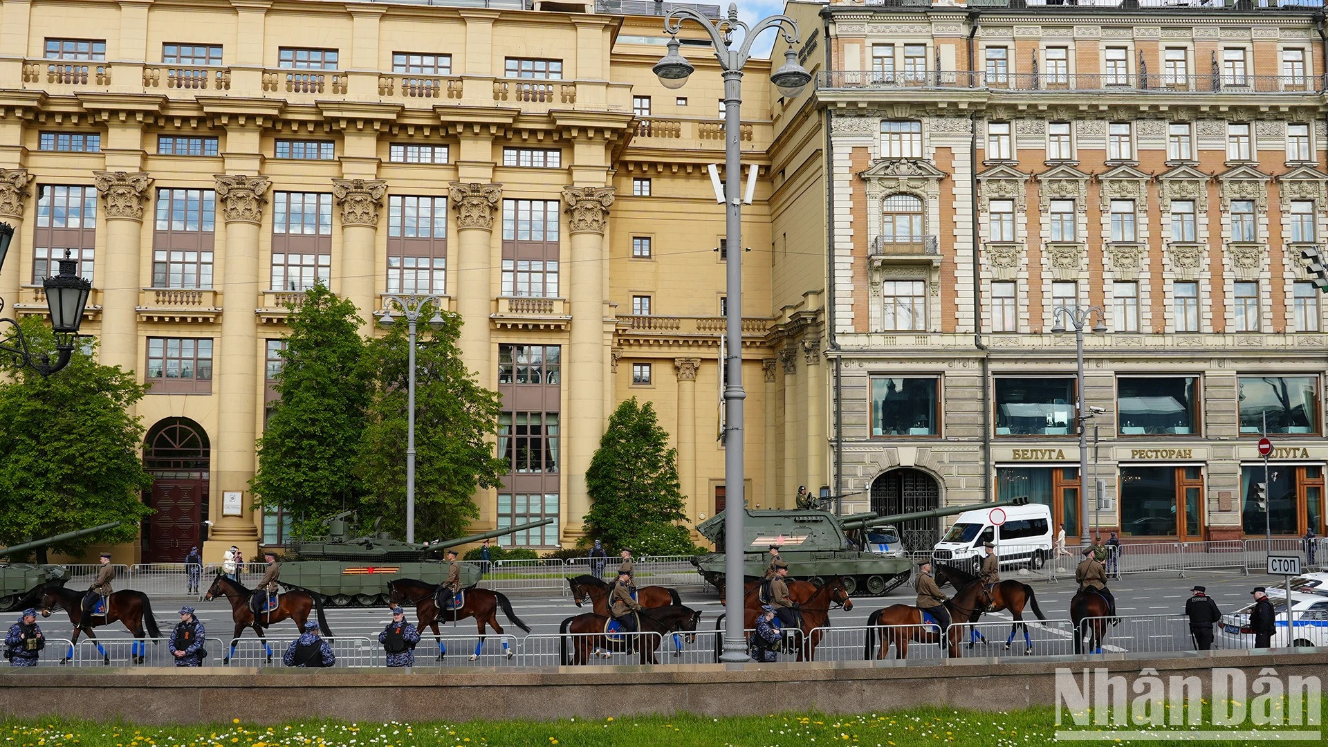 俄罗斯国家骑兵队。
