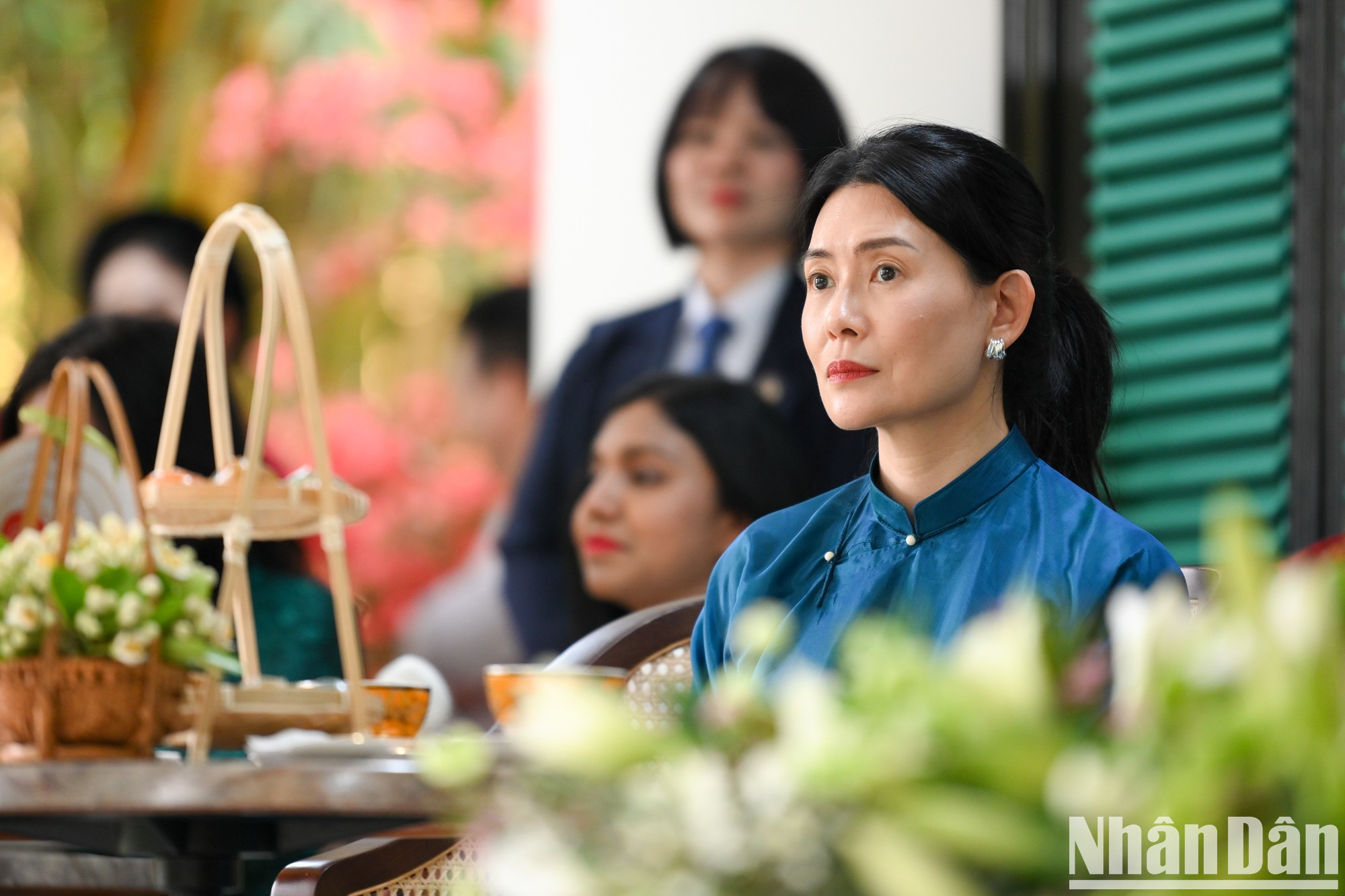 新加坡总理黄循财夫人吕子蕊。 新加坡总理黄循财夫人吕子蕊。