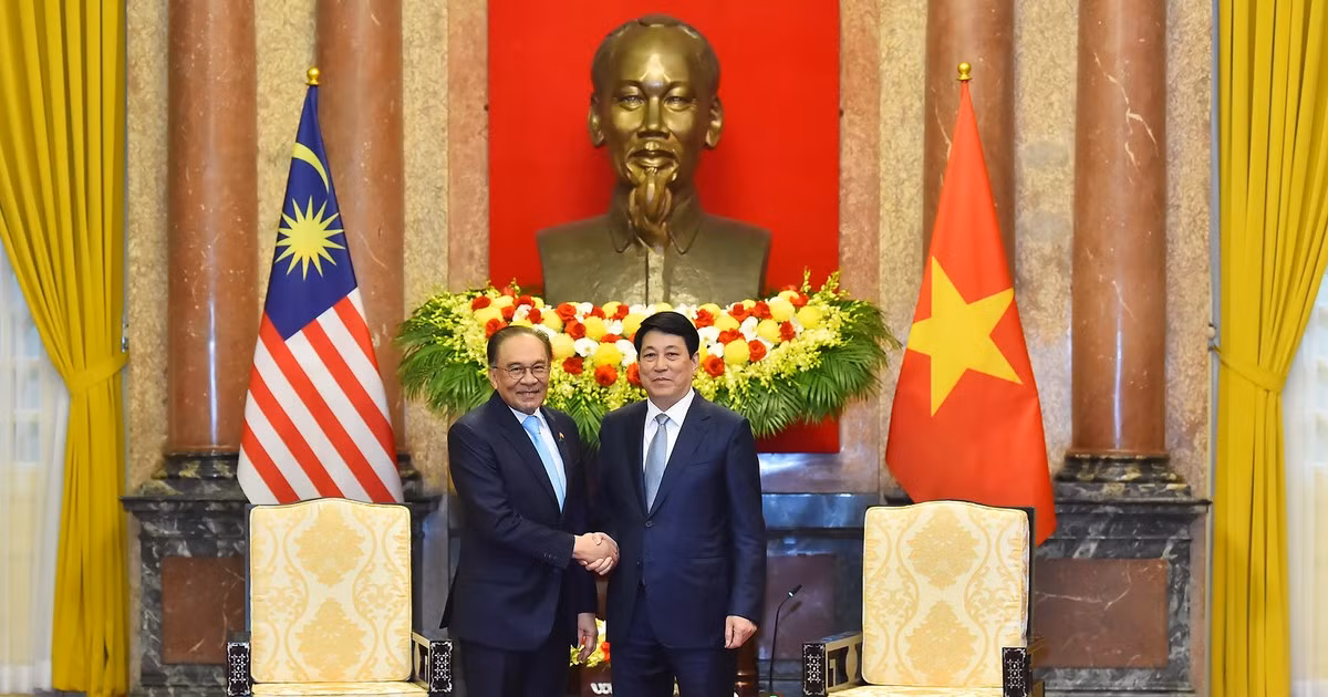 越南国家主席梁强会见马来西亚总理安瓦尔·易卜拉欣【组图】