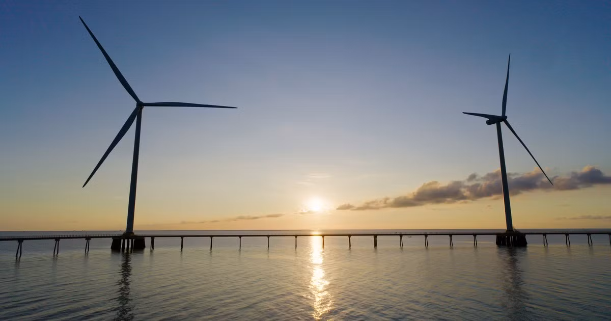 茶荣省缘海县巴洞海上的黎明【组图】