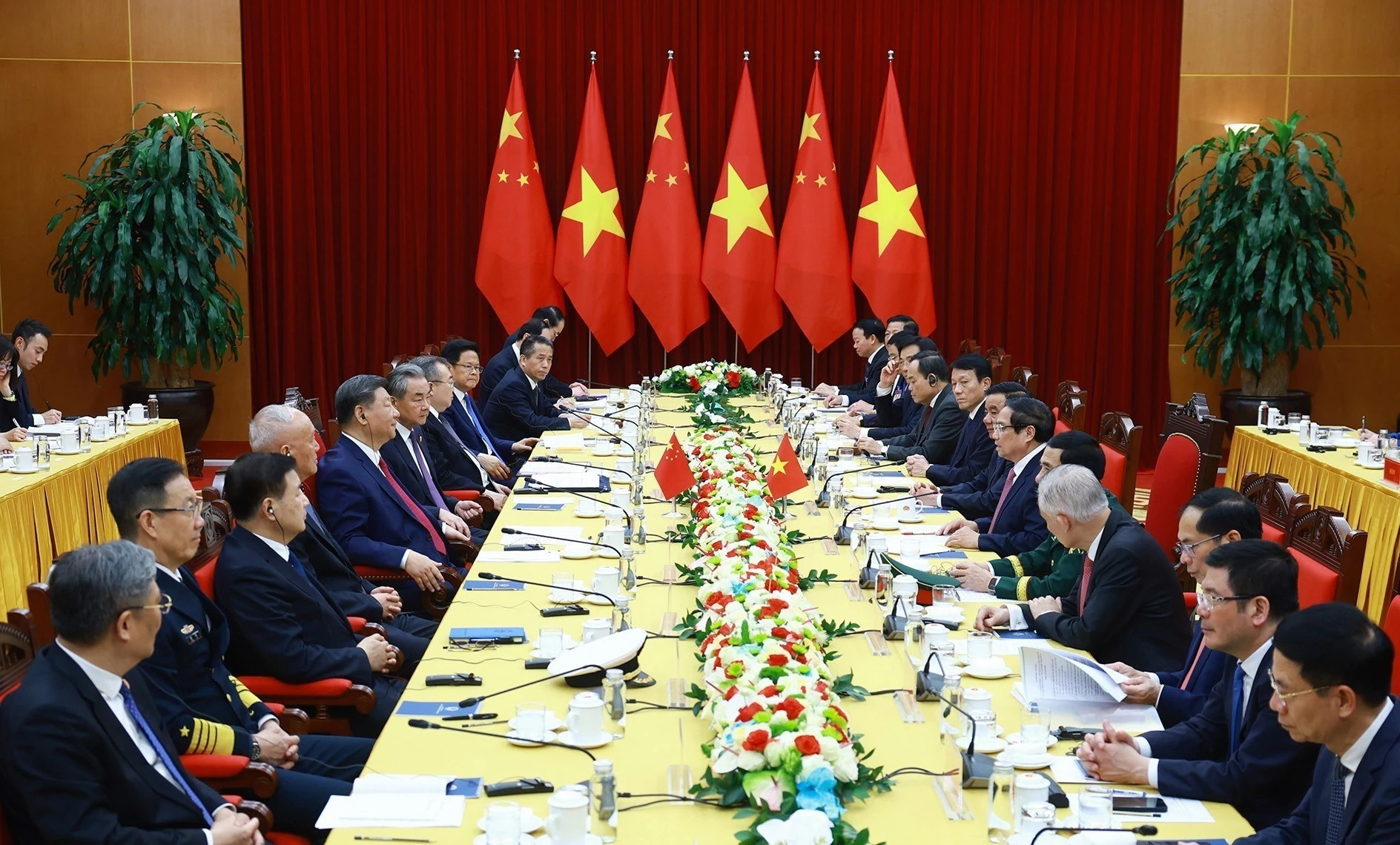 会见场景。 会见场景。