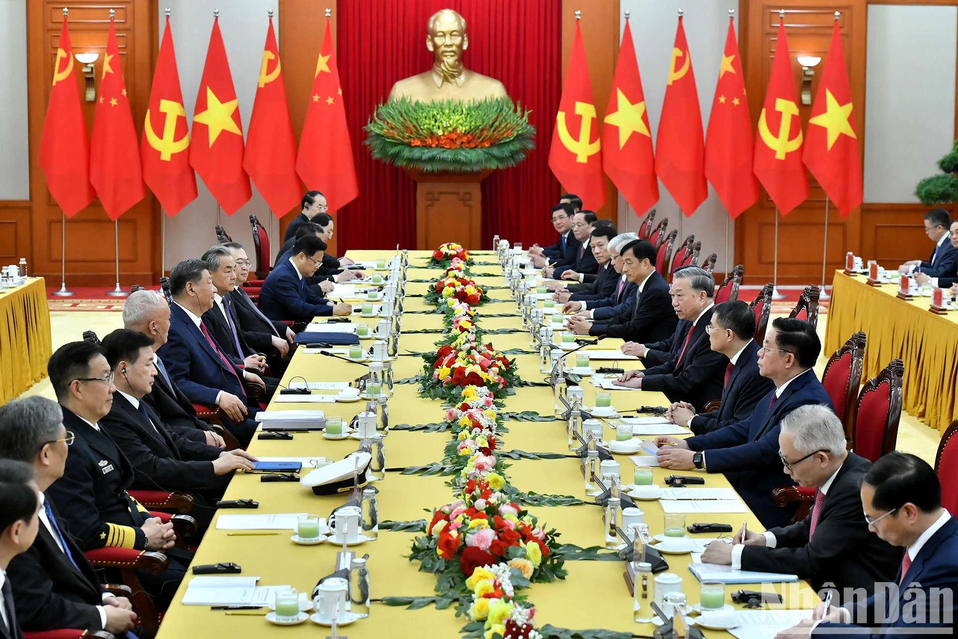 会谈场景。 会谈场景。