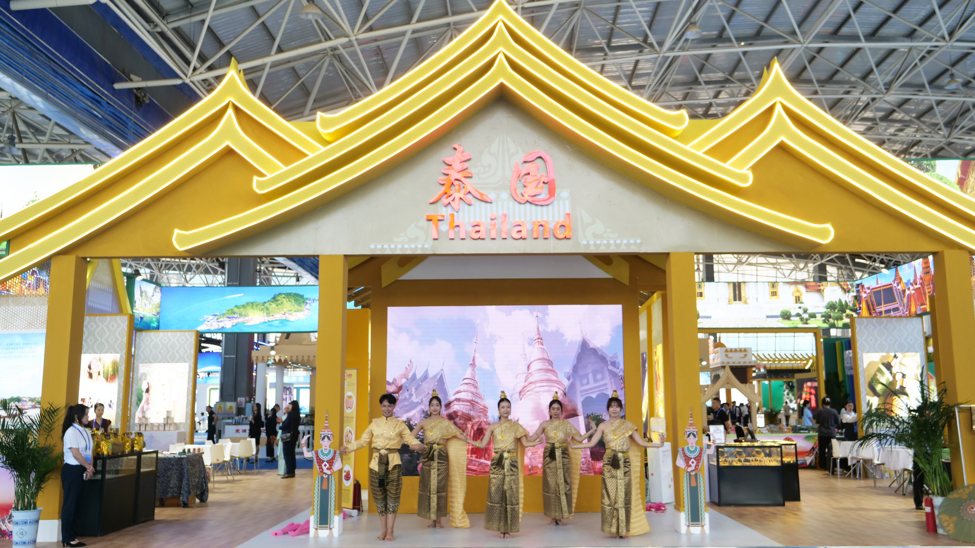 泰国展位。
