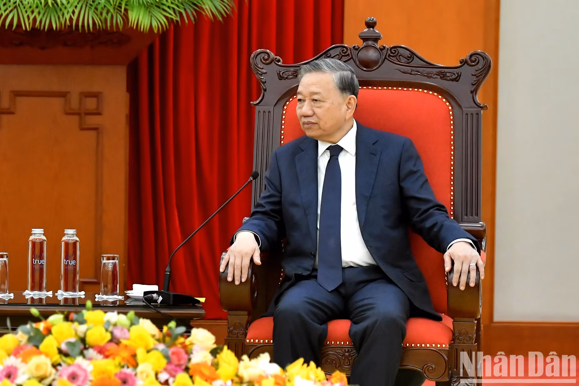 越共中央总书记苏林。