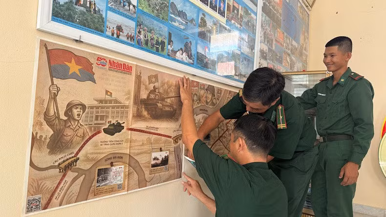 这套副刊也被张贴在胡志明学习室······