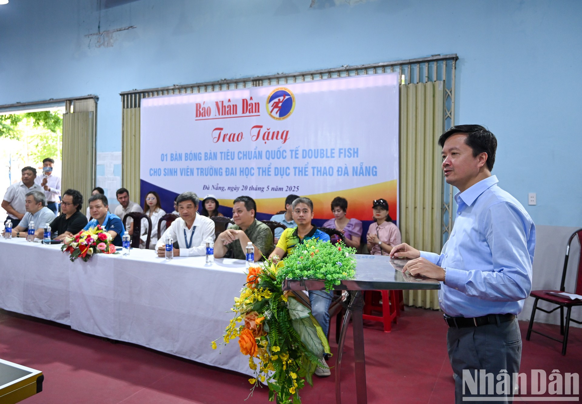 《人民报》社文化社会部主任、赛事组委会主任谢光勇在活动上致辞。