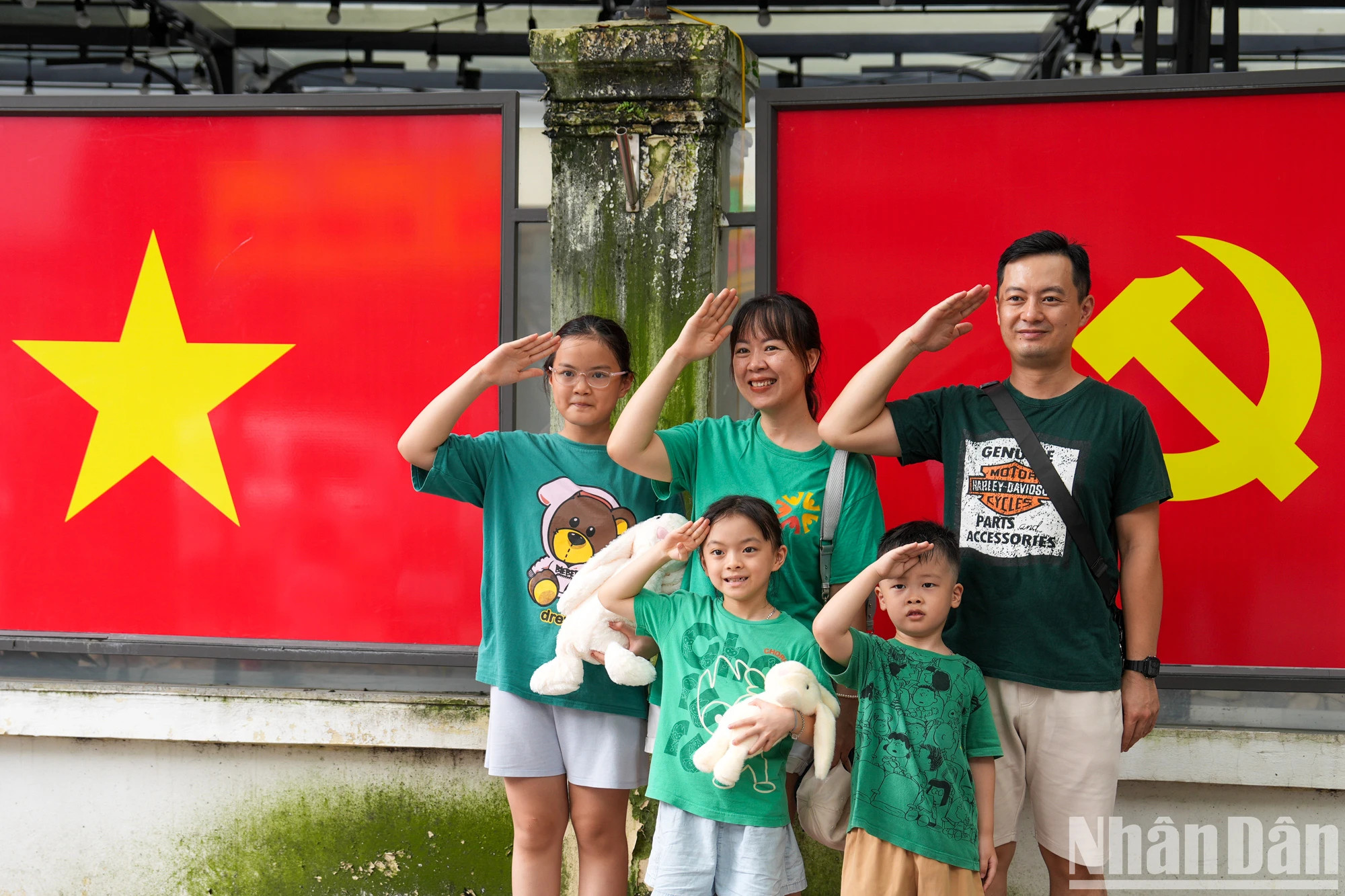 许多家庭以自己的方式庆祝国庆节。