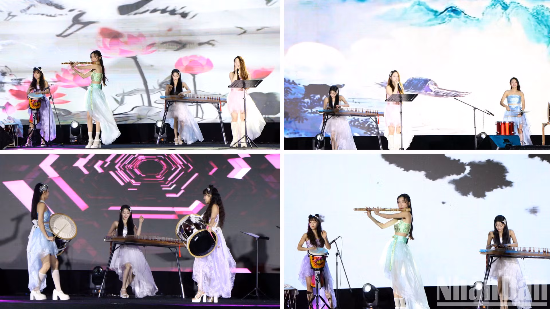 韩国音乐团体的表演节目。