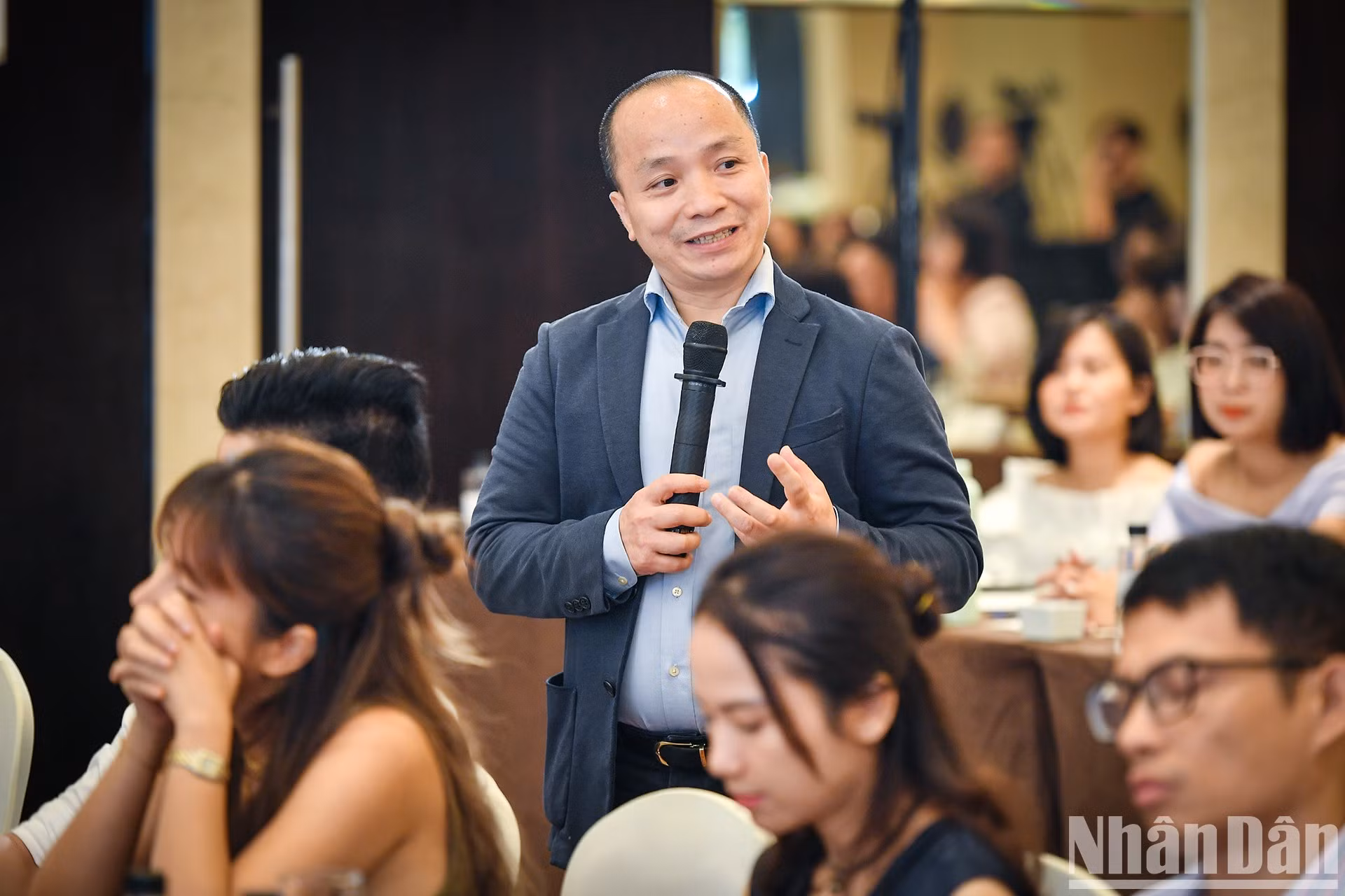 题为“先锋印记”的2023年社区行动奖新闻发布会在河内举行【组图】 ảnh 10