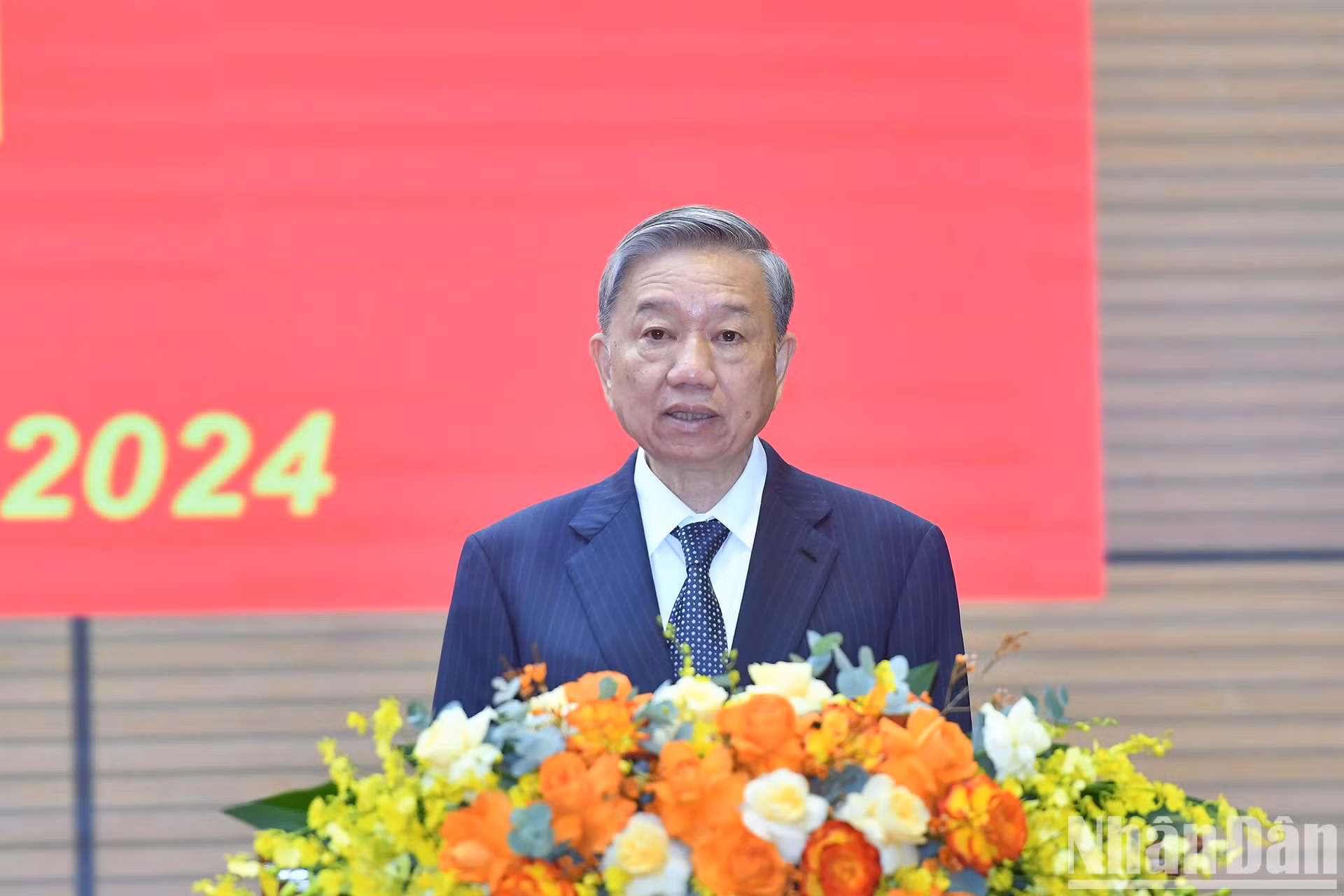 苏林总书记、国家主席发表指导性讲话。