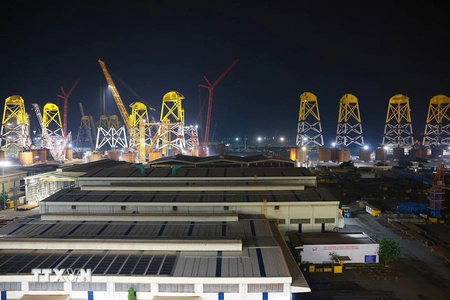 越南石油技术服务公司（PTSC）的技术补给与能源产业中心。