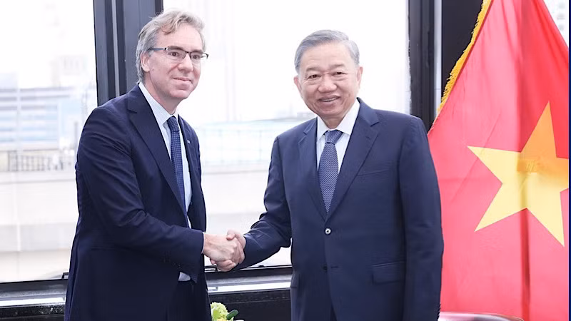 苏林总书记、国家主席会见美国官员和商界领袖【组图】