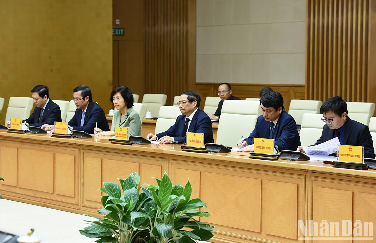 范明正总理以及各位代表出席会见