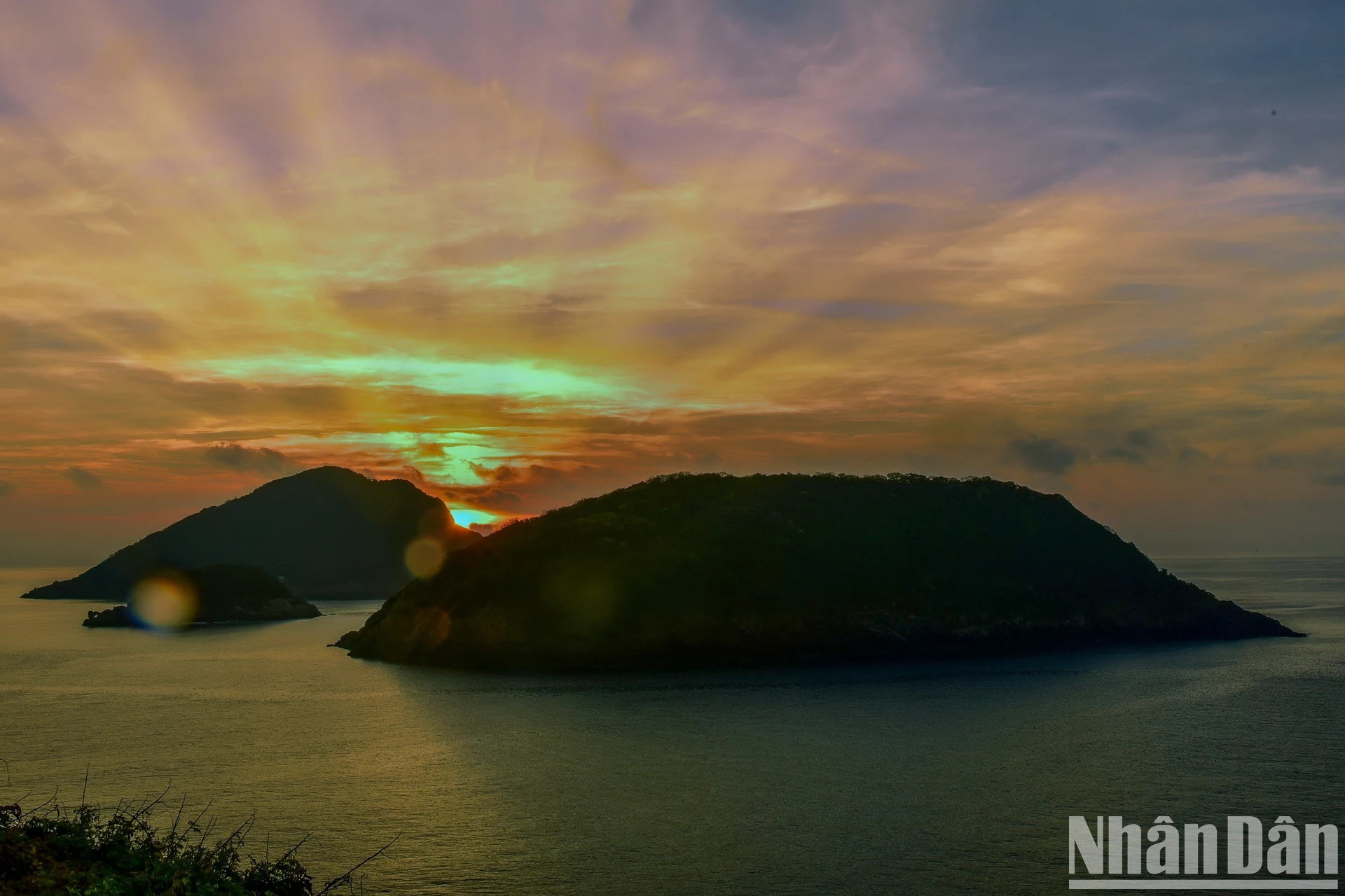 巴地头顿省昆岛的新一天。 巴地头顿省昆岛的新一天。