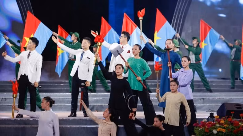 纪念活动上的文艺节目之一。