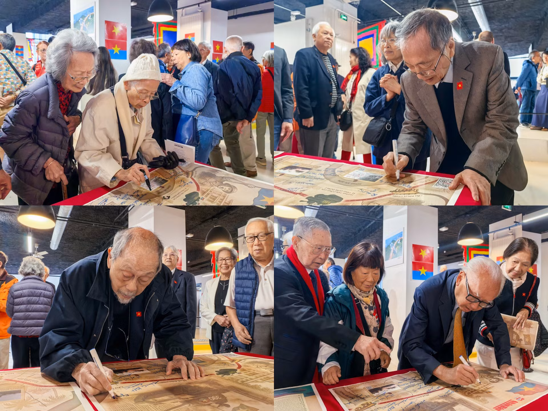 虽然没有直接参加激烈的战争，但旅法越南人协会成员通过反战运动与民族同胞站在一起，并积极参与支持越南代表团参加1968年至1973年的《巴黎协定》谈判等活动。