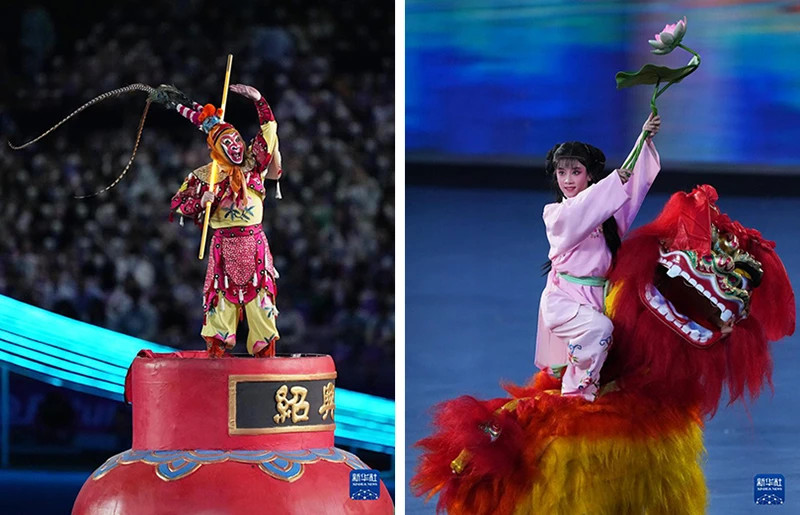 充满中国风的文艺表演节目。 充满中国风的文艺表演节目。