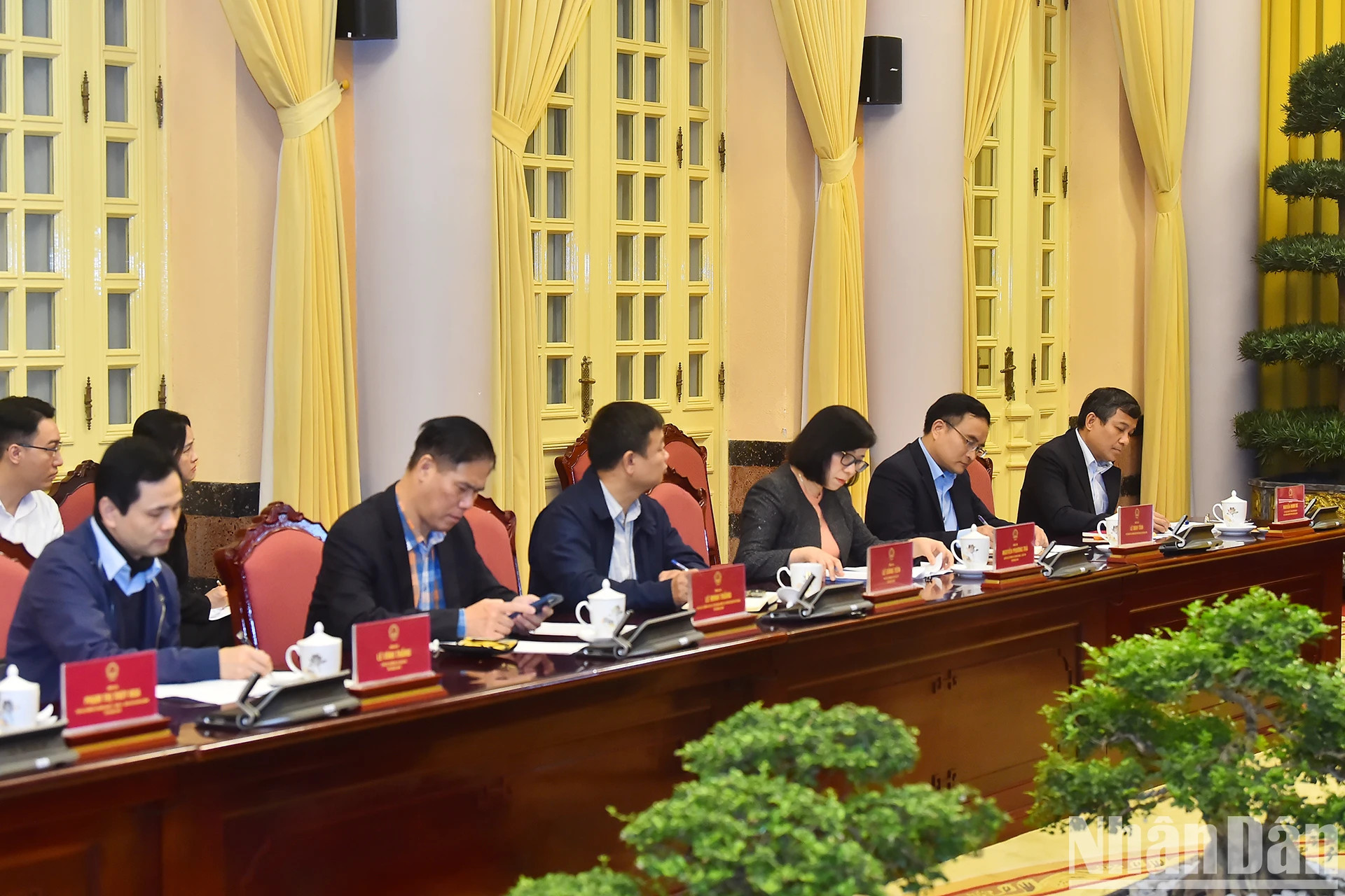 越南国家主席梁强与外交部举行工作会议【组图】 ảnh 3