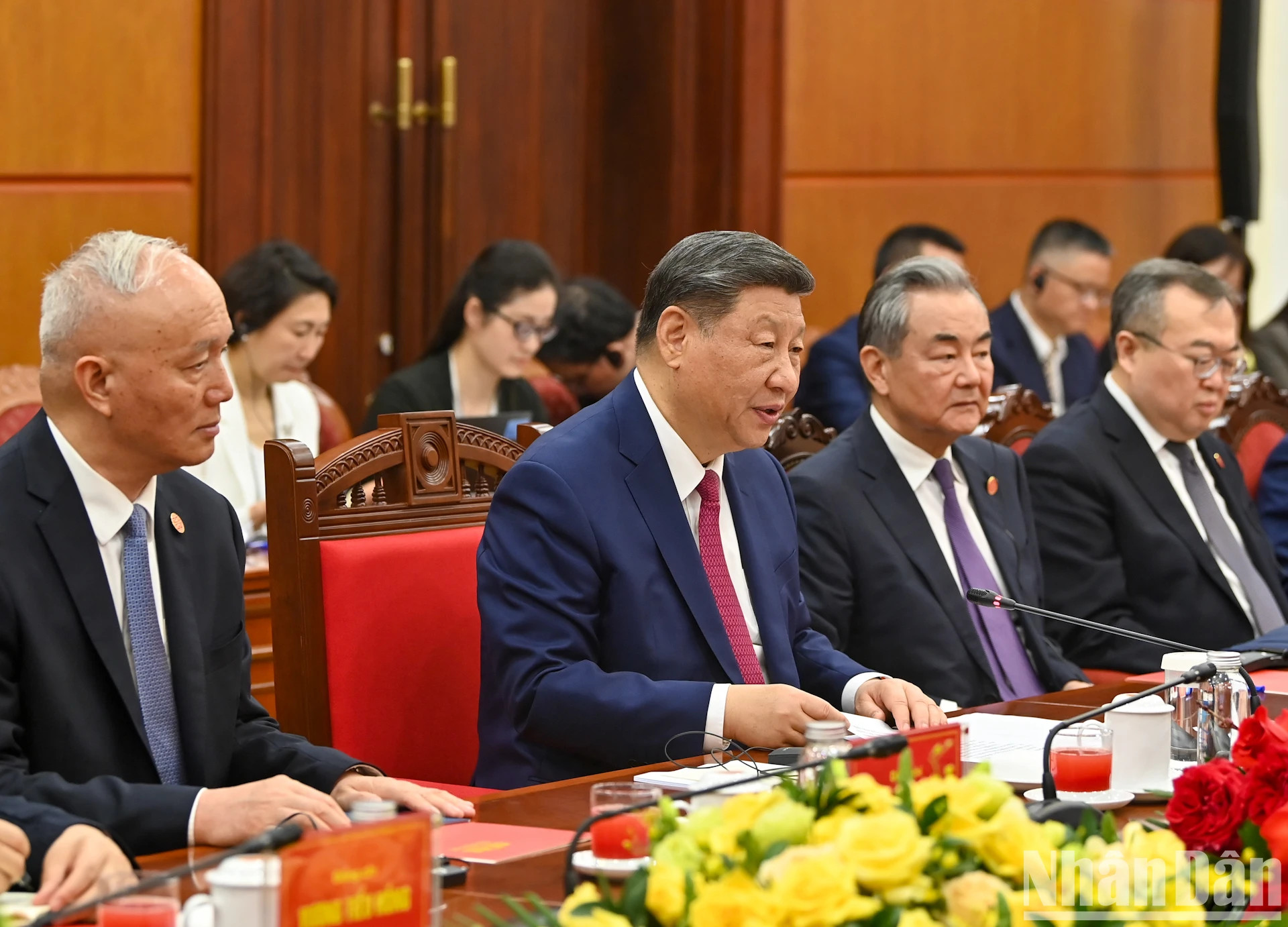 越南国会主席陈青敏会见中共中央总书记、中国国家主席习近平【组图】 ảnh 7 越南国会主席陈青敏会见中共中央总书记、中国国家主席习近平【组图】 ảnh 7