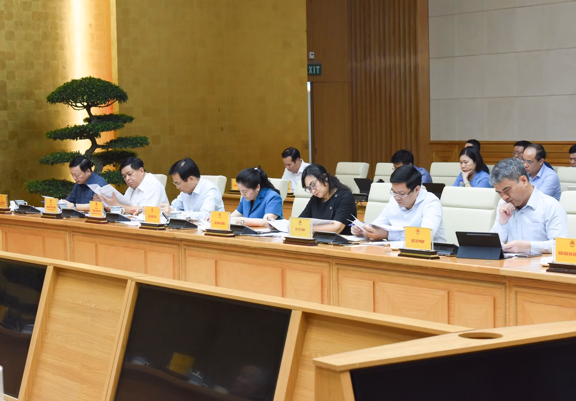 越南政府总理范明正同政策咨询委员会就私营经济发展问题举行会议【组图】 ảnh 7