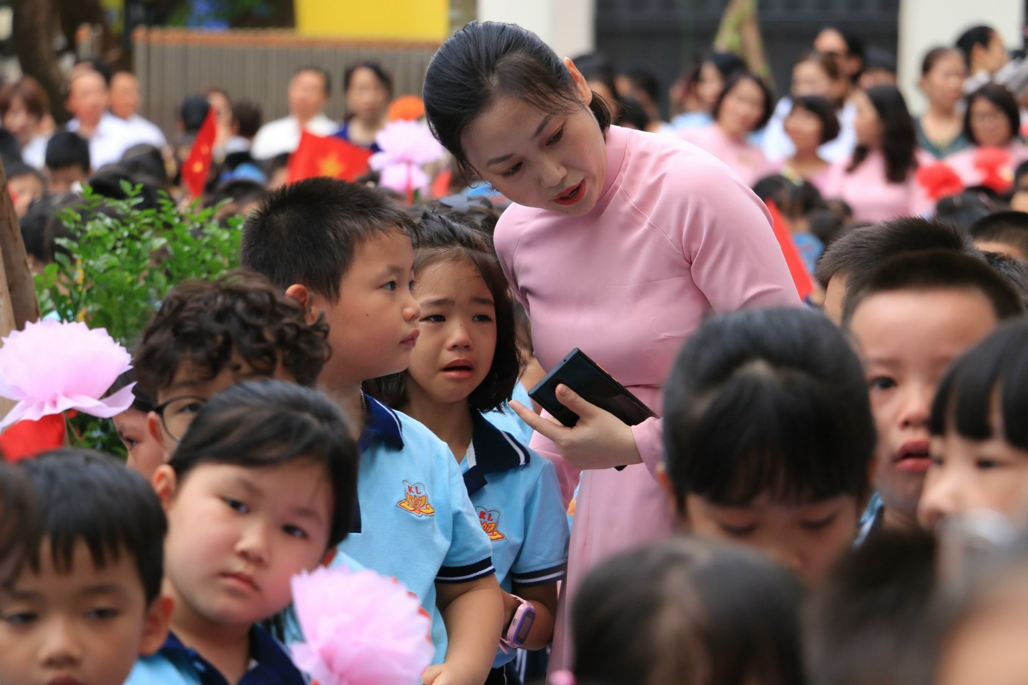 金莲小学新生。 金莲小学新生。