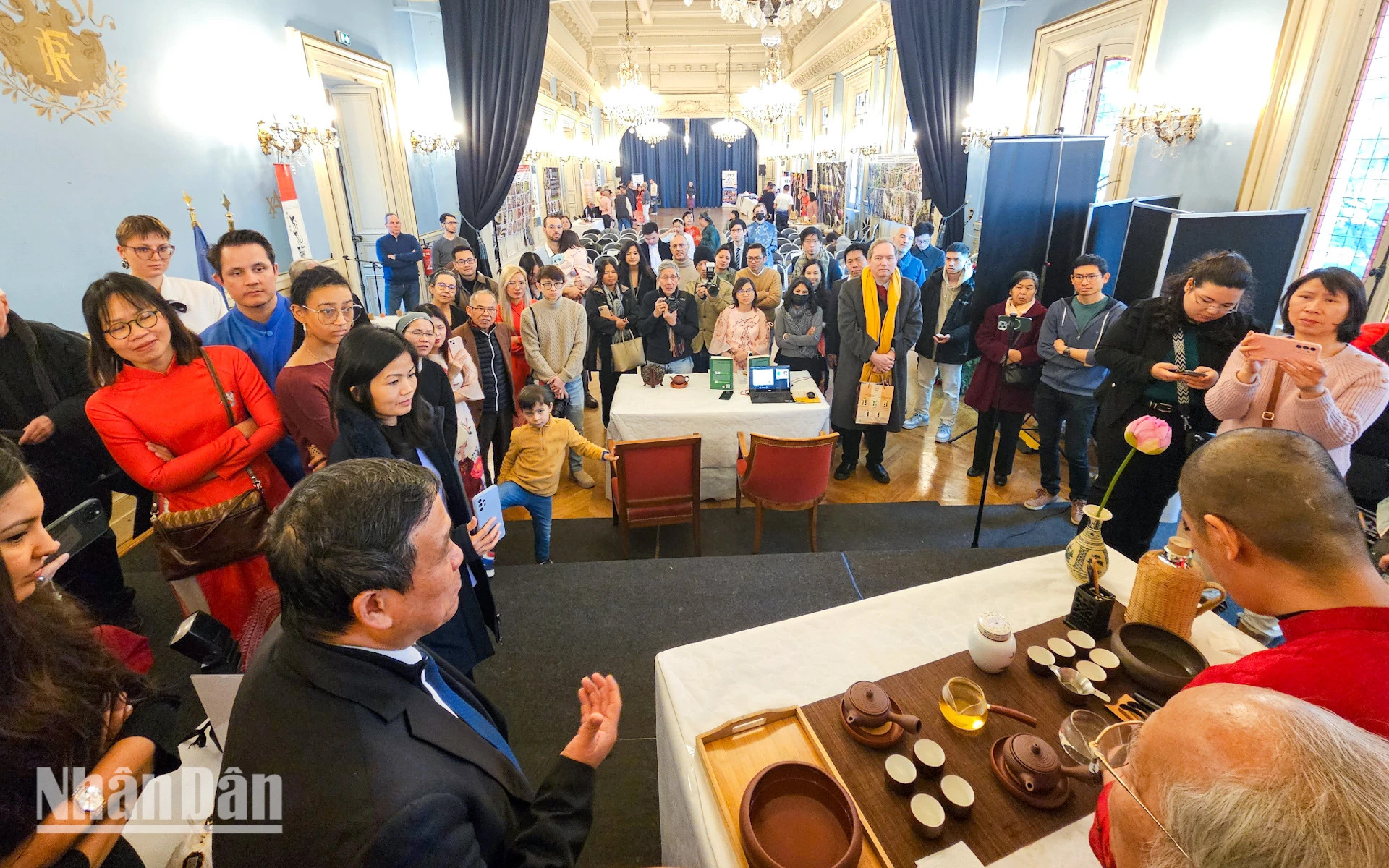 越南茶文化体验空间。