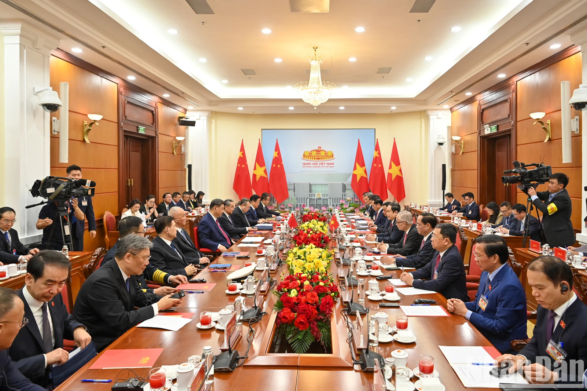 越南国会主席陈青敏会见中共中央总书记、中国国家主席习近平【组图】 ảnh 3 越南国会主席陈青敏会见中共中央总书记、中国国家主席习近平【组图】 ảnh 3