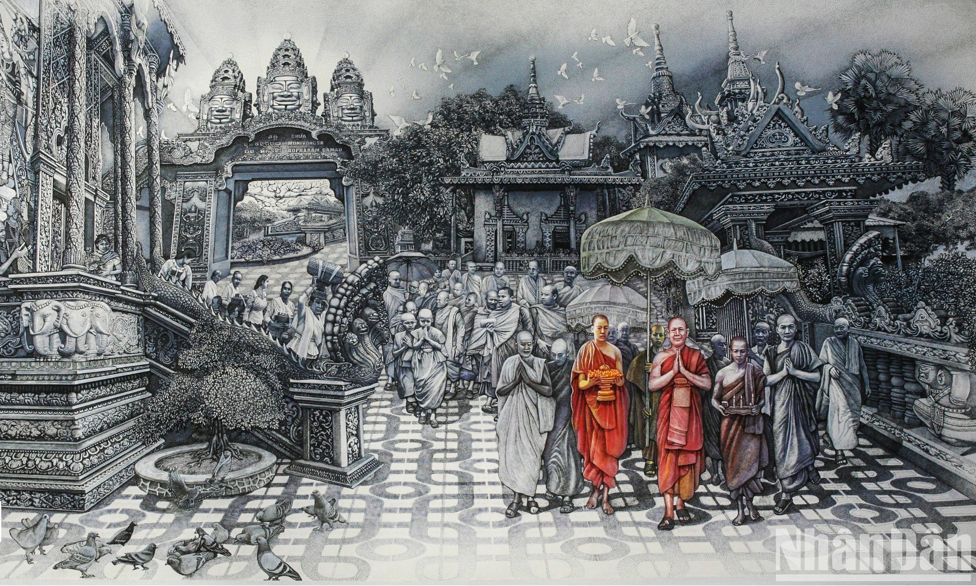 “金瓯高棉节”作品。 “金瓯高棉节”作品。