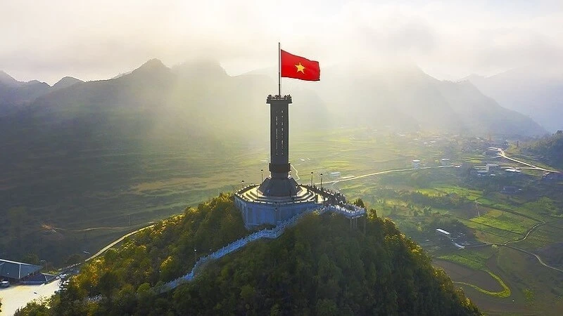 河江省龙鼓旗台。