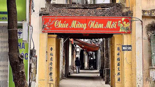 瑞奎“村门街”——河内市中心的乡村魅力（组图） ảnh 7