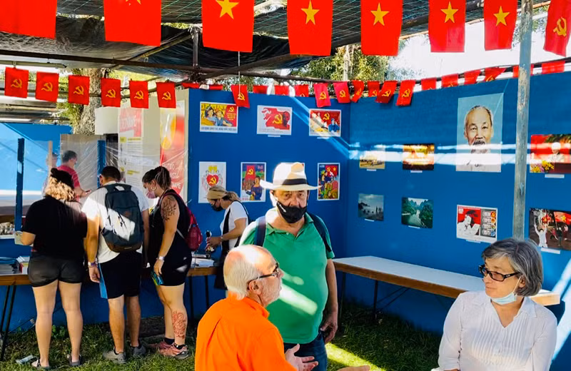 越南人民报社在《前进报》节留下深刻印象（组图） ảnh 8