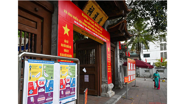 热闹非凡越南换届选举日（组图） ảnh 5