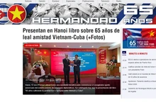 古巴拉美通讯社（Prensa Latina）于11月18日正式推出《古巴—越南：65年兄弟情谊》专题专栏。