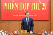 苏林总书记主持会议。