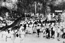 西贡人民响应越共中央和胡志明主席的总起义号召。（图片来源：越通社的资料图） 