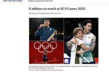 新加坡《海峡时报》对越南泳将阮辉煌印象深刻。