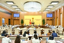 越南国会常务委员会第五十次会议场景。