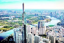 胡志明市一角。