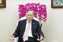 中联部前西欧局局长、察哈尔学会秘书长张建国。(图片来源:越通社)