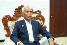 老挝人民革命党中央宣传部部长坎潘·佩亚翁。（图片来源：越通社）
